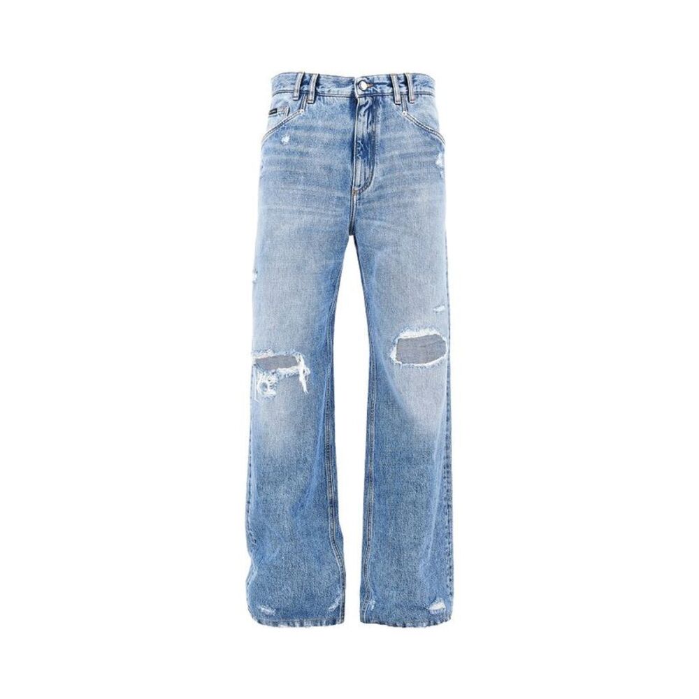 Dolce&Gabbana Men Distressed Denim Over Pants
